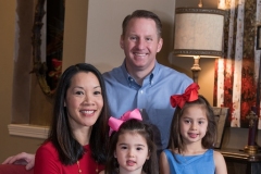 Judge Goodwin with his wife and daughters