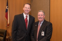 Judge Goodwin and Harris County Constable Ron Hickman